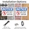 Signmission Do Not Enter OSHA Notice Sign, Plastic, 10in W x 7in L, 2PK OS-2PACK-NS-P-710-L-15437 - alternate 3
